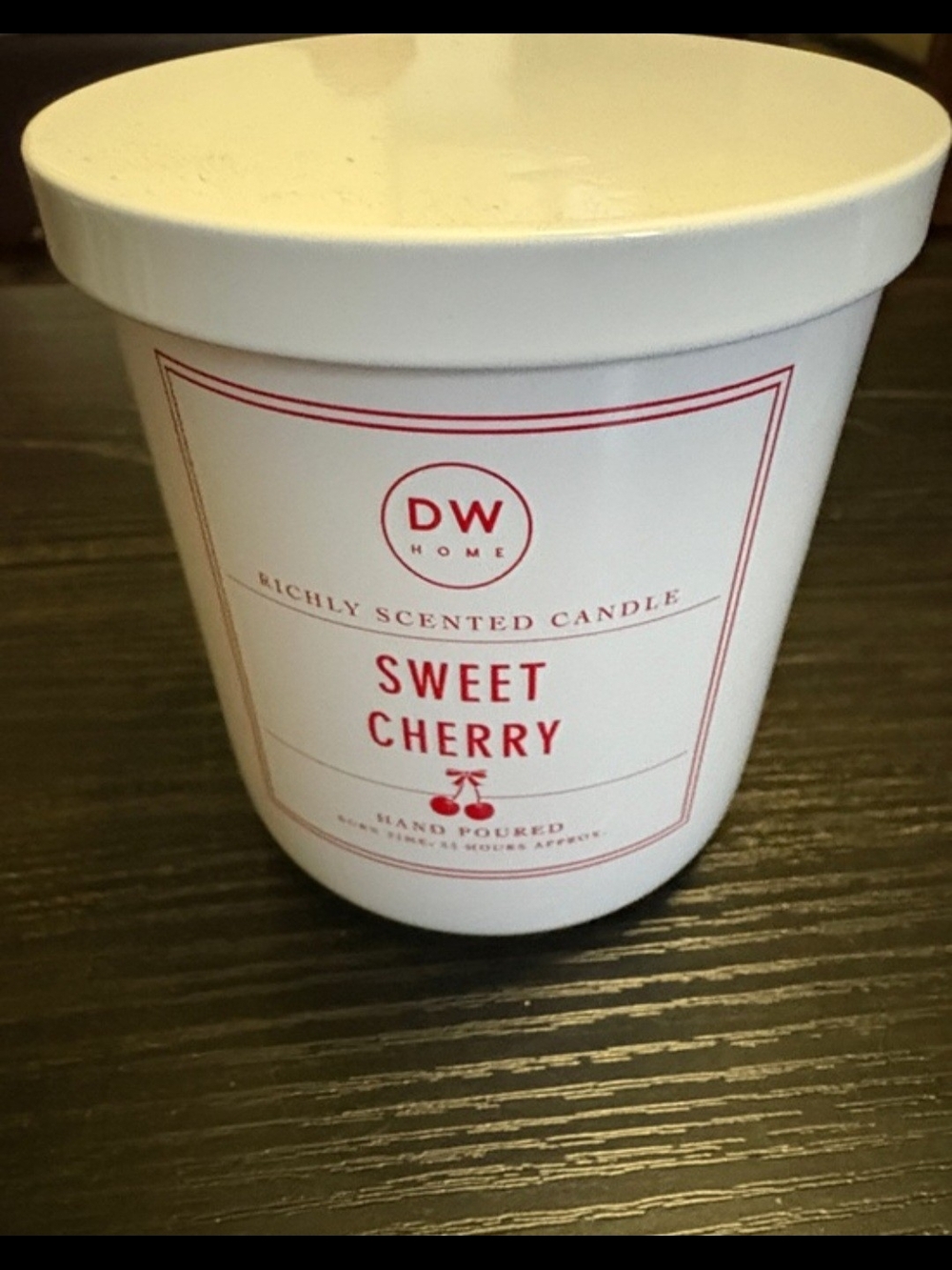 DW Home Sweet Cherry Candle Single Wick